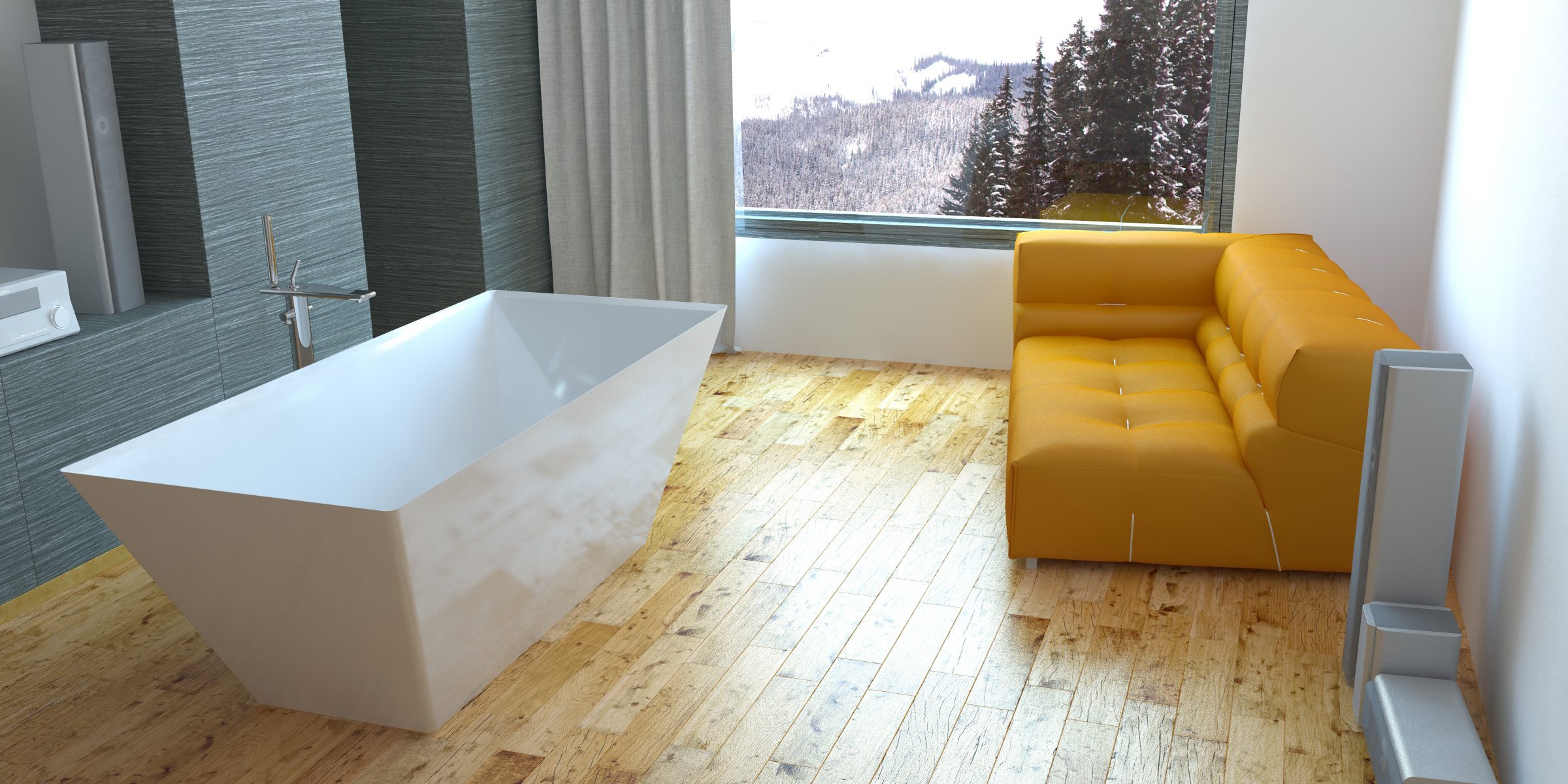 Ванна Vispool Quadro 175