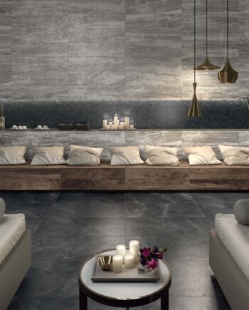 Keрамические плитки ABK  Sensi Pietra Grey Sable R 60x60cm