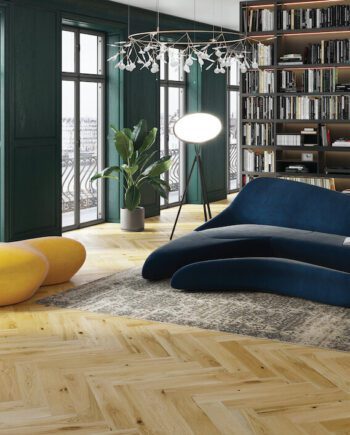 Паркет Дуб, Grand Canyon, 1 полоса, фаска, брашированная, тонированный (окрашенный), масло, елочкой паркет, click