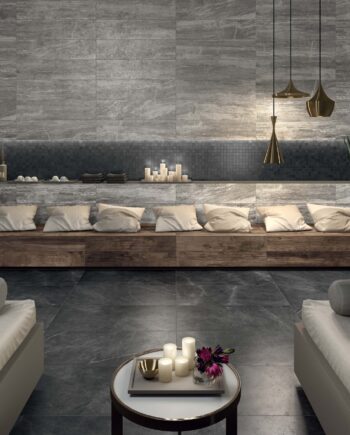 Keрамические плитки ABK  Sensi Pietra Grey Sable R 60x60cm