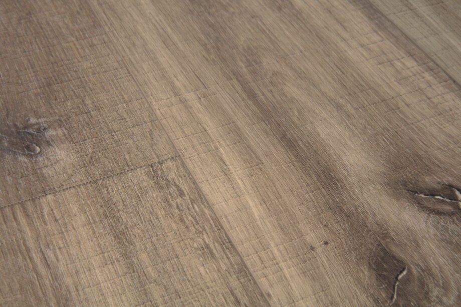 Плитка ПВХ Виниловая LVT QUICK STEP, Balance Click, Дуб каньон темно-коричневый пилёный, фаска – 2