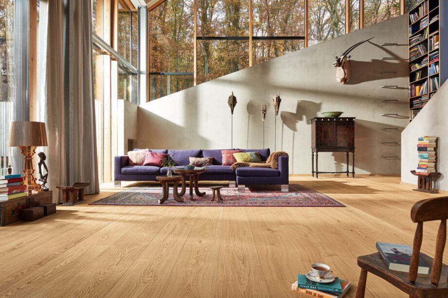 Паркетная доска дуб Meister Lindura Pure natural oak 320mm, брашированная, 1 полоса, натуральное масло – 4