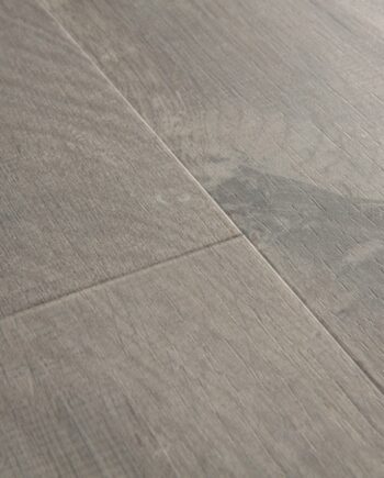SPC плитка Quick Step cotton oak cozy grey alpha medium planks, фаска
