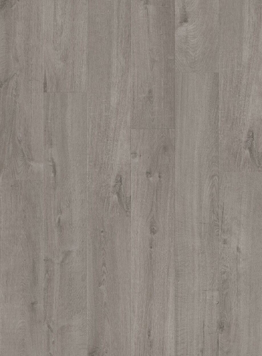 SPC плитка Quick Step cotton oak cozy grey alpha medium planks, фаска – 2