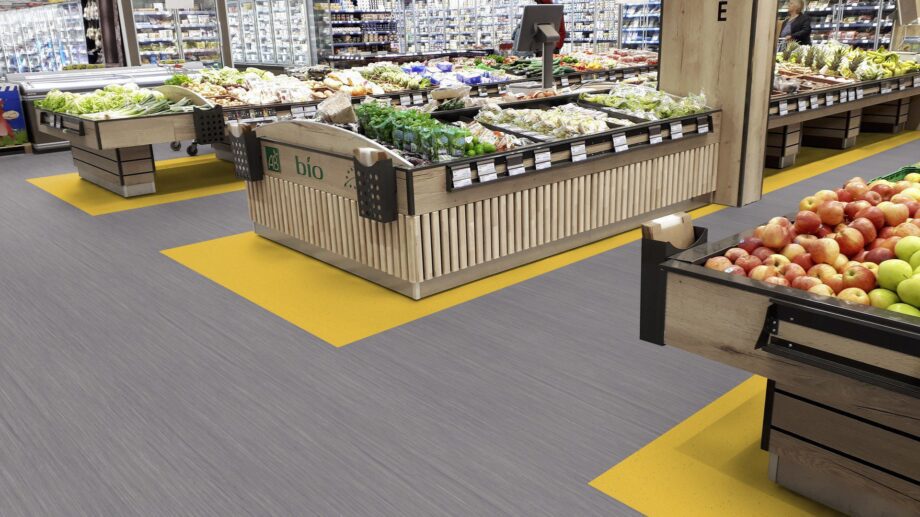 Линолеум Gerflor Lino Art Flow 0050 Grey Line – 5