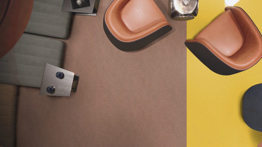 Linoleum Gerflor Marmorette 0003 Dark Brown – vaade 6 Линолеум Gerflor Marmorette 0003 Dark Brown – 6