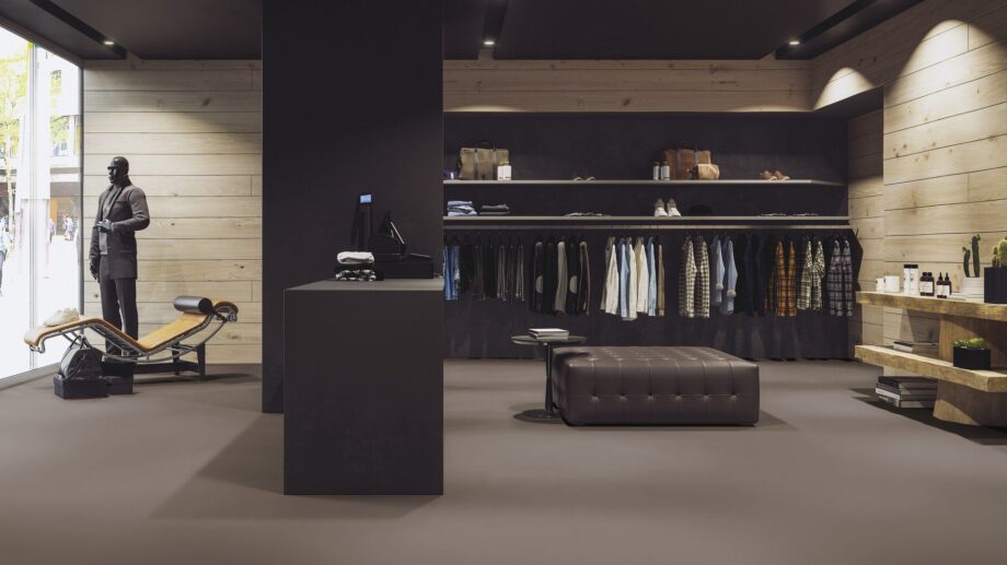 Линолеум Gerflor Uni Walton 0058 Clay Grey – 3