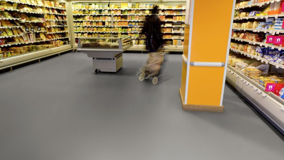 Linoleum Gerflor Uni Walton 0081 Nickel Grey – vaade 4 Линолеум Gerflor Uni Walton 0081 Nickel Grey – 4