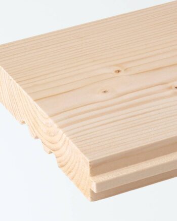 Половые доски елка необработанный 33x195mm