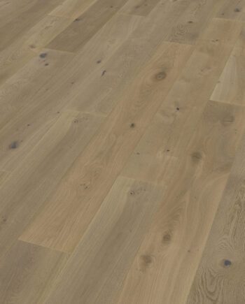 Паркет Trinity Дымчатый Дуб Rustical 1-полосный фаски брашированный натуральное белое масло