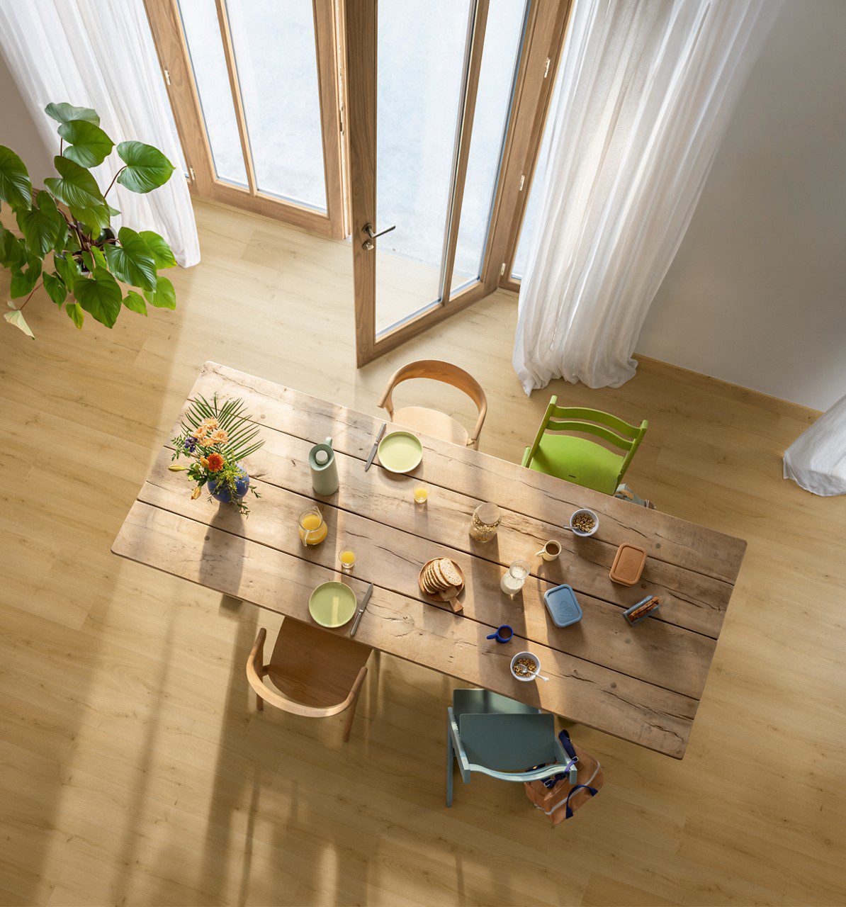 Виниловый ламинат Quick-Step Bloom Brushed Oak Honey – 19