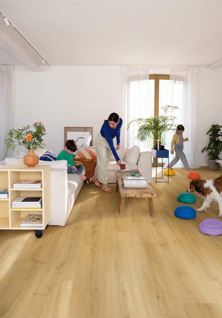 Виниловый ламинат Quick-Step Bloom Brushed Oak Honey – 4