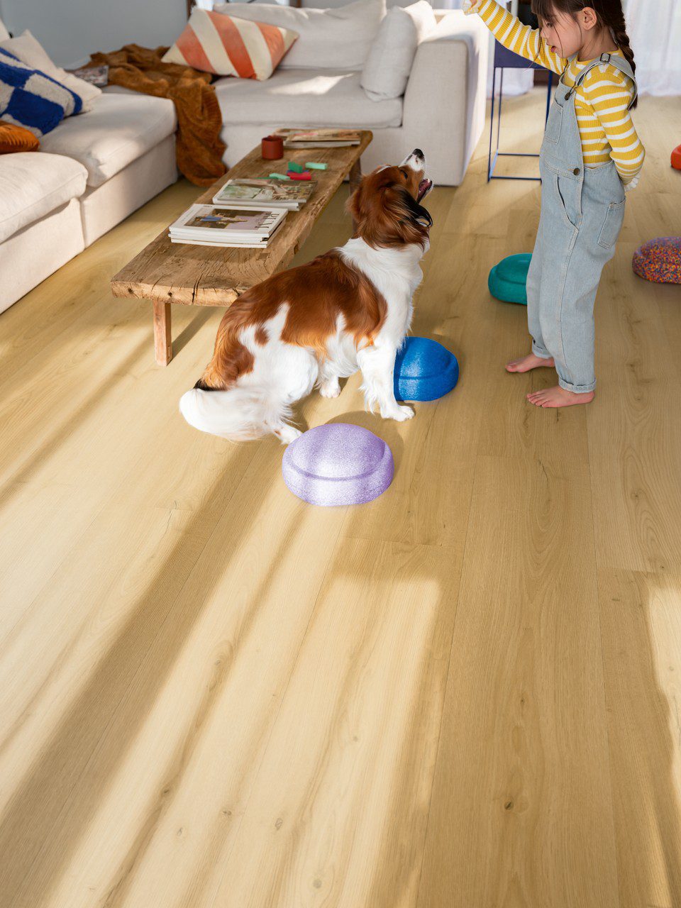 Виниловый ламинат Quick-Step Bloom Brushed Oak Honey – 5