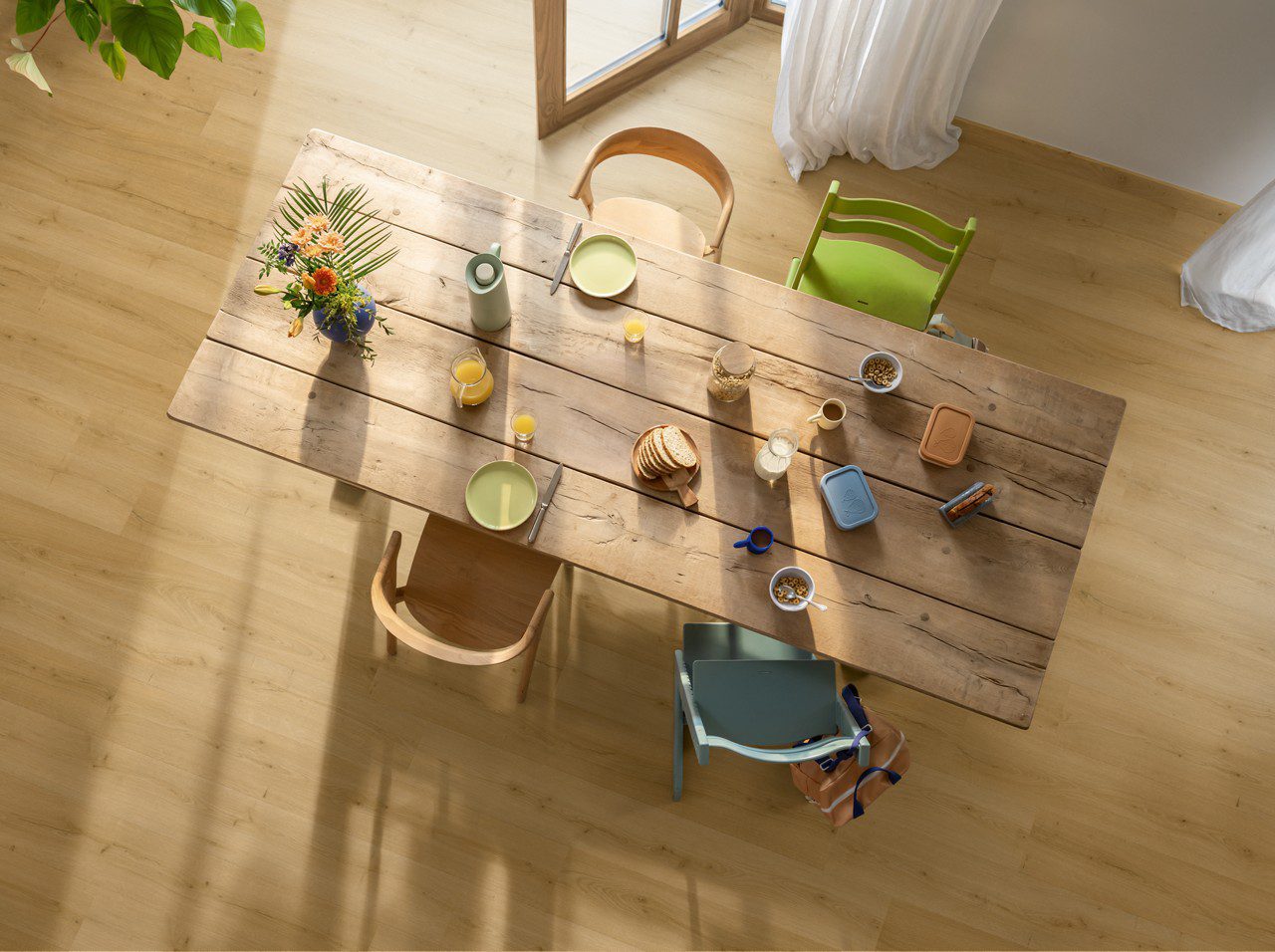 Виниловый ламинат Quick-Step Bloom Brushed Oak Honey – 9