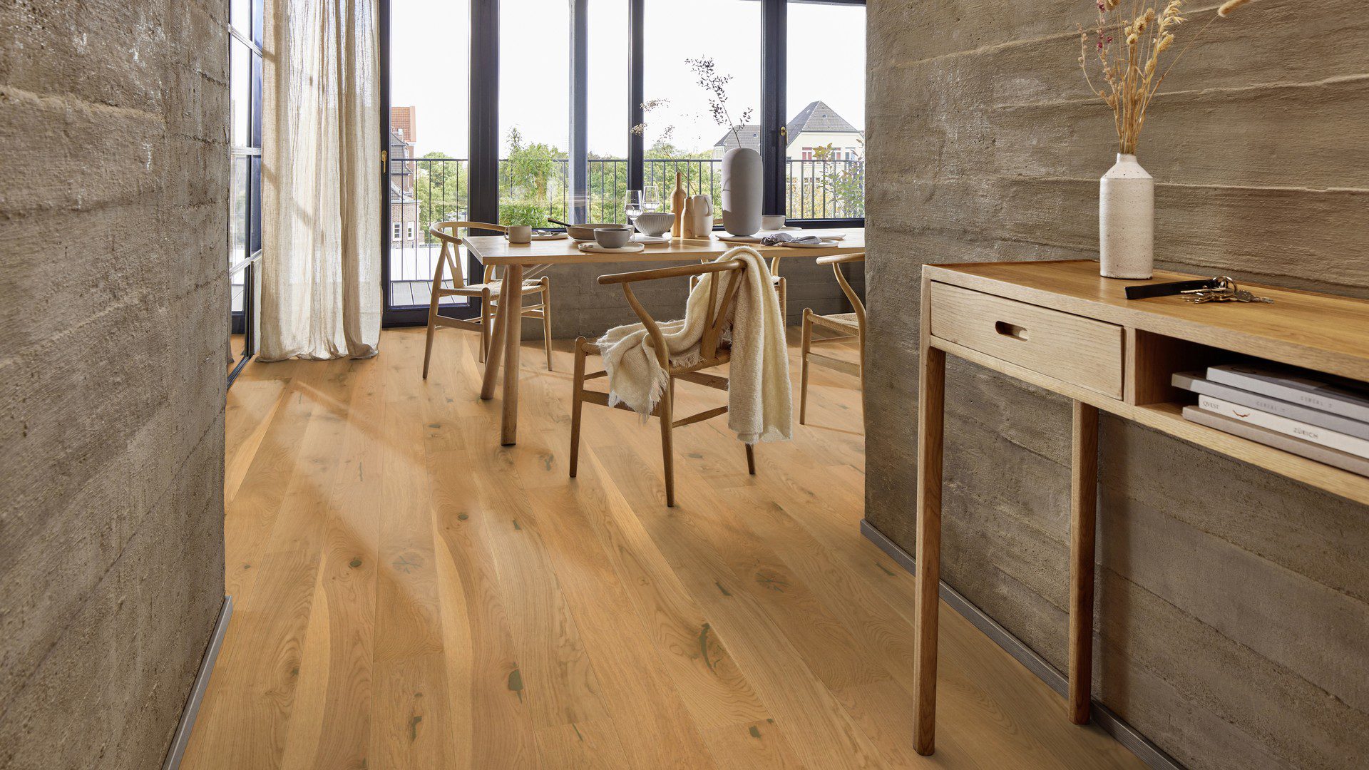 Parkett tamm Bauwerk Casapark Budget Cut 56 faasitud 2k, harjatud 138mm