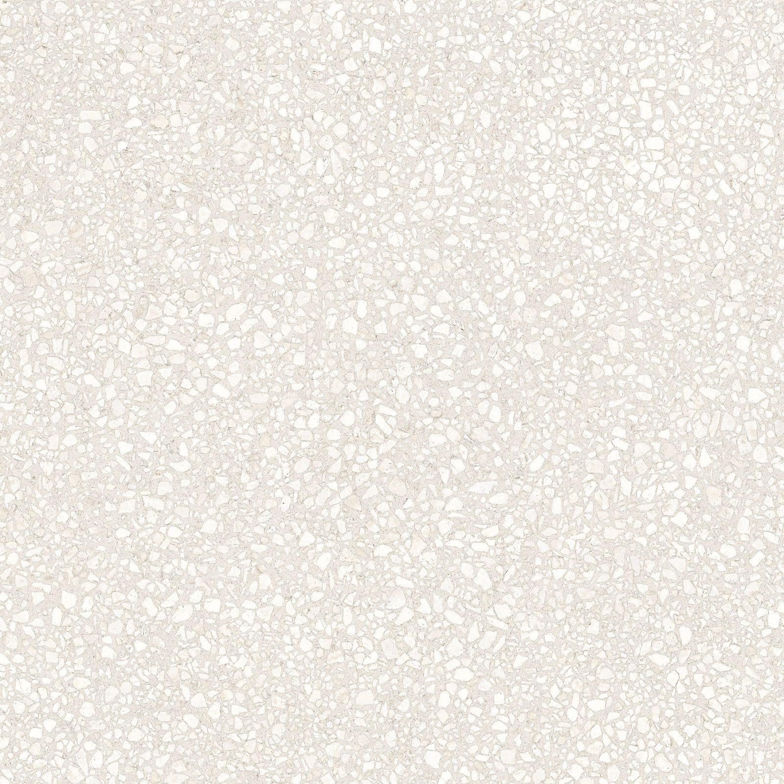 Terrazzo mustriga matt keraamiline põrandaplaat Tau Portobello White, 60x60 cm, 9 mm, valge, R10, rektifitseeritud