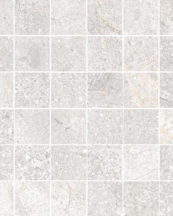 Kiviefektiga mosaiikplaat Tau Mainstone Silver 5x5 Pol, 30x30 cm, hõbehall