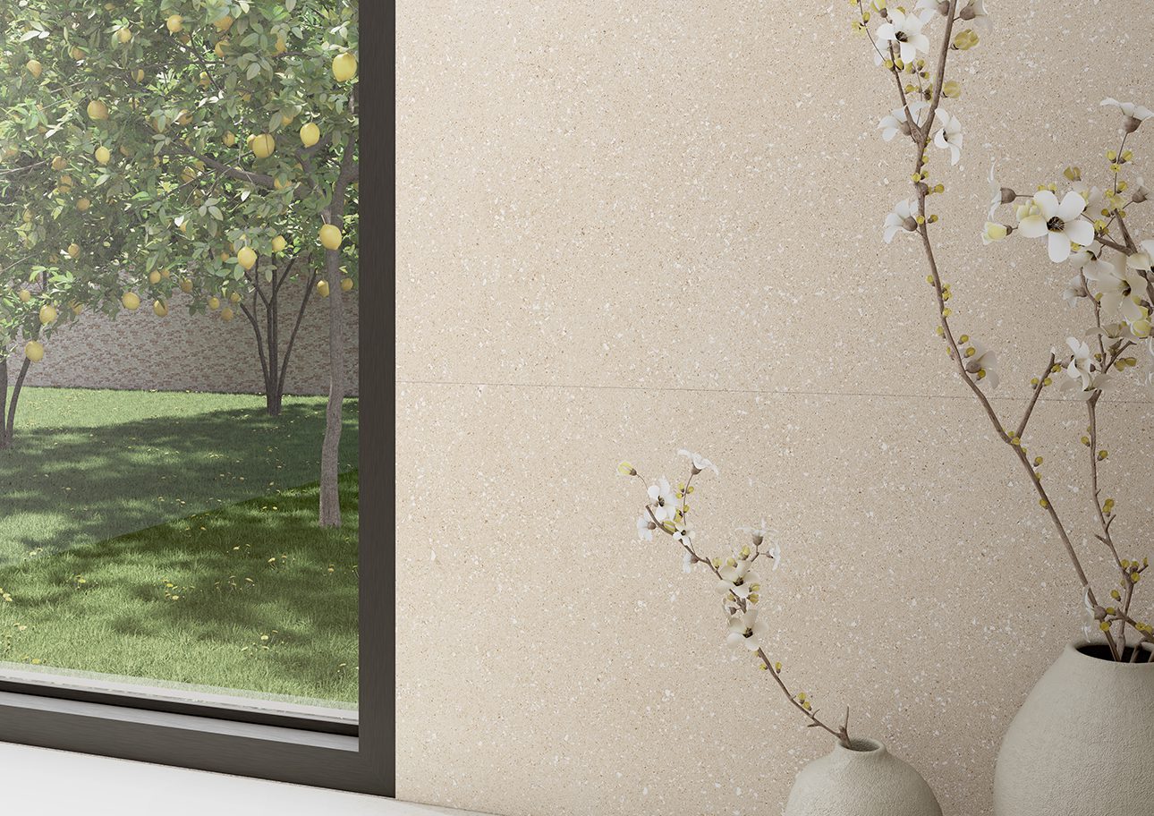 Marmorefektiga matt keraamiline põrandaplaat Tau Sassy Cream, 60x120 cm, 10,5 mm, kreemjas, R10, rektifitseeritud