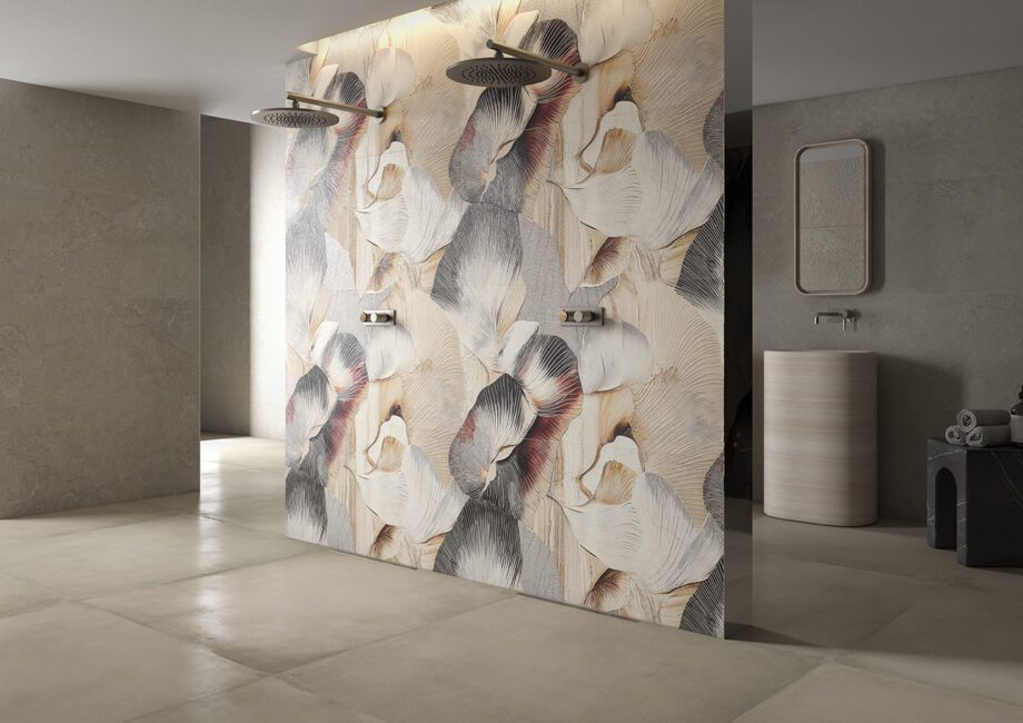 017.120.0408.15205-2 Kiviefektiga matt portselanplaat Tau Dorset Greige, 120x120 cm, 9 mm, hallikasbeež, rektifitseeritud