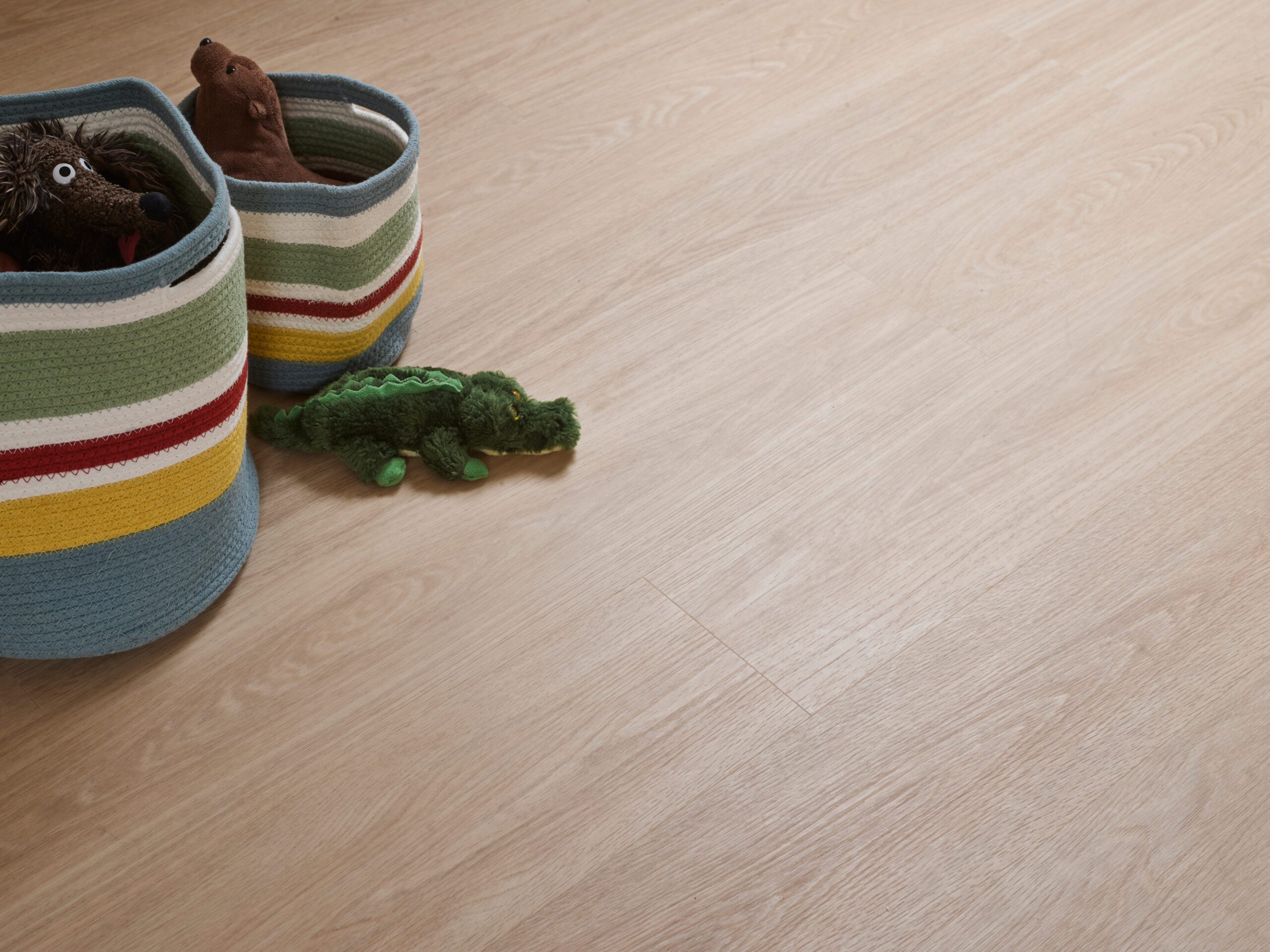 Tugevdatud südamikuga LVT vinüülparkett Floorify Plank Waffle F057