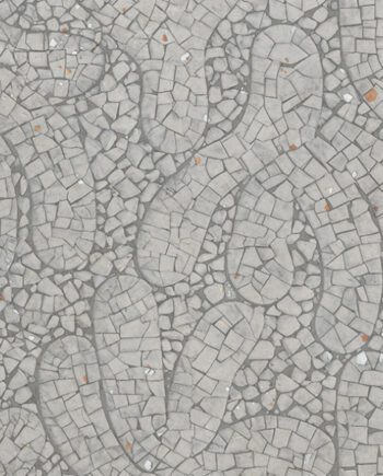 Декоративная керамическая плитка с узором ABK Moooi Egg Scape Cloistered Dove Concrete, 60x120 см, 8,5 мм, с глянцевым декором