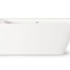 Nurgavann PAA QUADRO CORNER D 160×75 cm, parempoolne, läikiv kivimass Угловая ванна PAA QUADRO CORNER D, литьевой камень