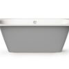Встраиваемая ванна PAA SMART 160, литьевой камень – 6