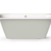 Sisseehitatav kivivann PAA SMART 170 AD 170×75 cm, ümarad nurgad A ja D, läikiv kivimass 7 Встраиваемая ванна PAA SMART 170 AD, литьевой камень – 7