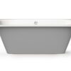 Встраиваемая ванна PAA SMART 180, литьевой камень – 6