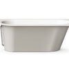 Sisseehitatav kivivann PAA VARIO L C 168×75 cm, ümar nurk C, läikiv kivimass 5 Встраиваемая ванна PAA VARIO L C, литьевой камень – 5
