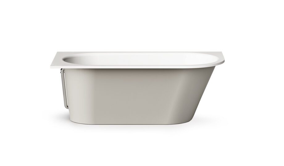 Sisseehitatav kivivann PAA VARIO L B 168×75 cm, ümar nurk B, läikiv kivimass 5 Встраиваемая ванна PAA VARIO L B, литьевой камень – 5