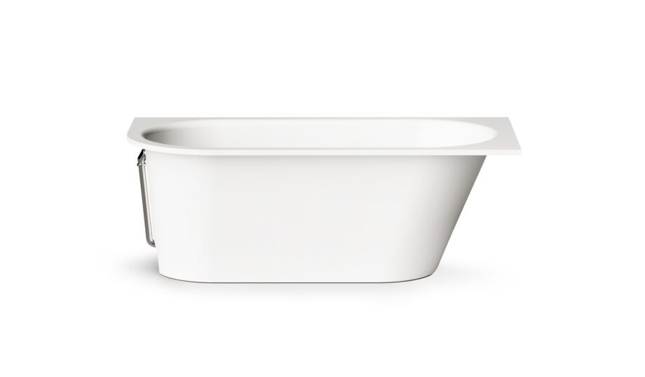 Sisseehitatav kivivann PAA VARIO M C 158×75 cm, ümar nurk C, läikiv kivimass Встраиваемая ванна PAA VARIO M C, литьевой камень