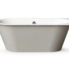 Sisseehitatav kivivann PAA VARIO XL AB 180×80 cm, ümarad nurgad A ja B, läikiv kivimass 6 Встраиваемая ванна PAA VARIO XL AB, литьевой камень – 6