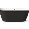 Sisseehitatav kivivann PAA VARIO XL AB 180×80 cm, ümarad nurgad A ja B, läikiv kivimass 9 Встраиваемая ванна PAA VARIO XL AB, литьевой камень – 9