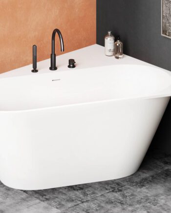 Угловая ванна PAA DECO CORNER A 160x127 cm, Silkstone