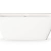 Seinaäärne kivivann PAA QUADRO WALL 160,5×76 cm, matt Silkstone Пристенная ванна PAA QUADRO WALL 160,5x76 cm, Silkstone