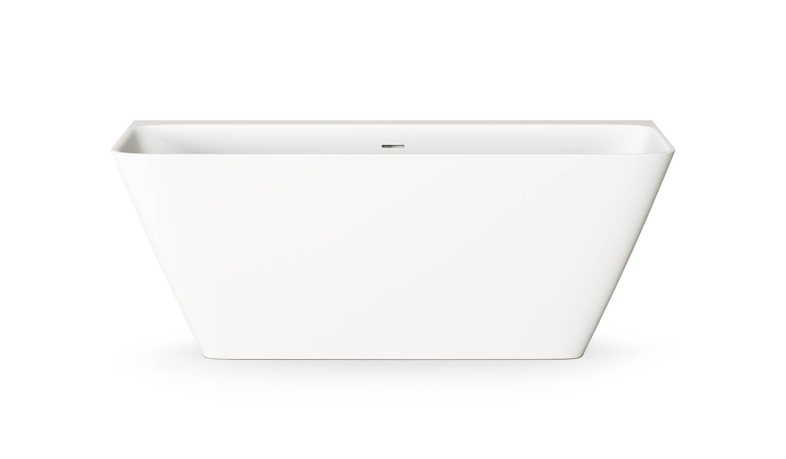 Пристенная ванна PAA QUADRO WALL 160,5x76 cm, Silkstone
