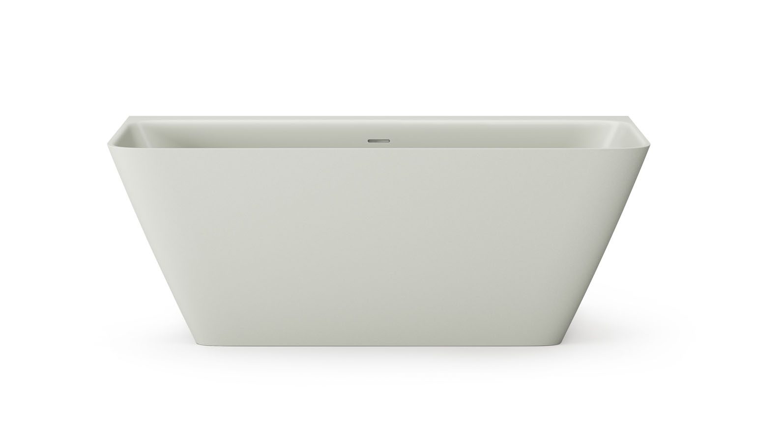 Пристенная ванна PAA QUADRO WALL, литьевой камень – 3
