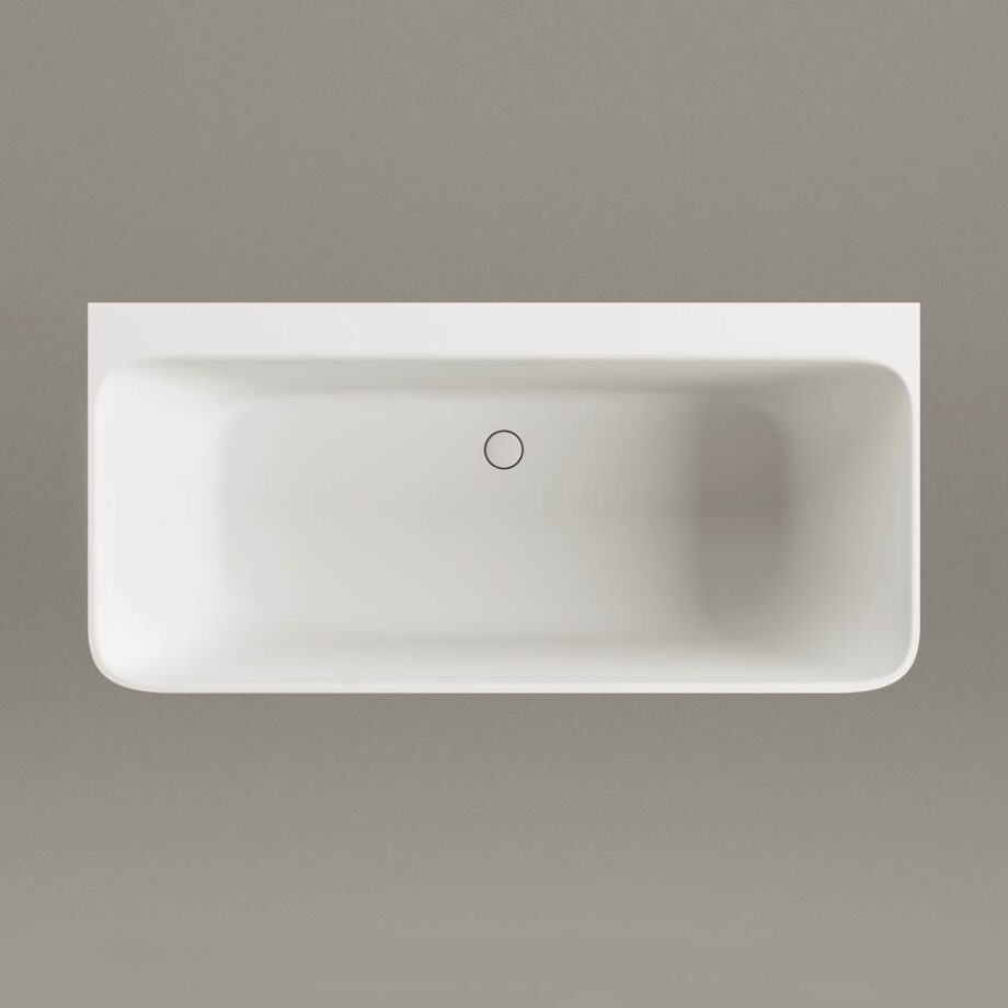 Seinaäärne kivivann PAA QUADRO WALL 160,5×76 cm, matt Silkstone 7 Пристенная ванна PAA QUADRO WALL 160,5x76 cm, Silkstone – 7