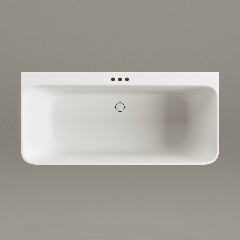 Пристенная ванна PAA QUADRO WALL 160,5x76 cm, Silkstone – 6