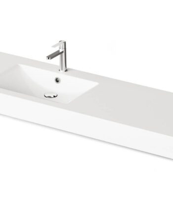 Раковина со столешницей PAA LONG STEP 150, чаша справа