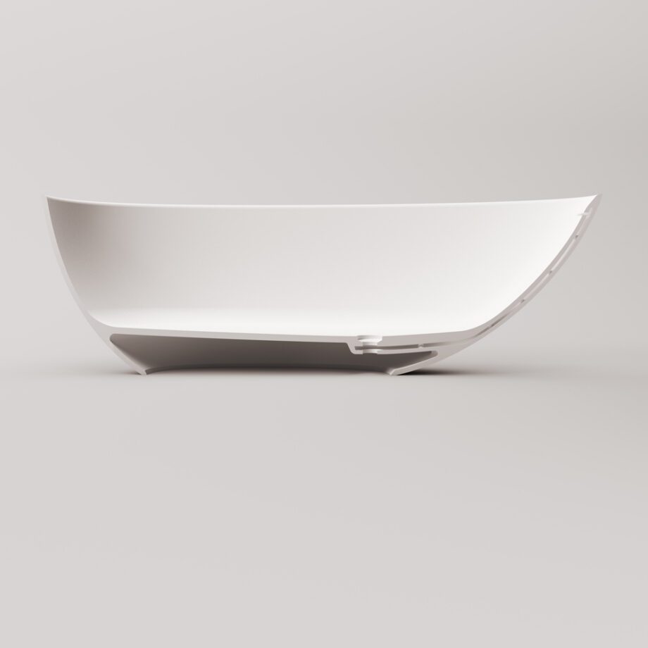 Отдельностоящая ванна PAA BELLA OVO 170x80 cm, Graphite – 4