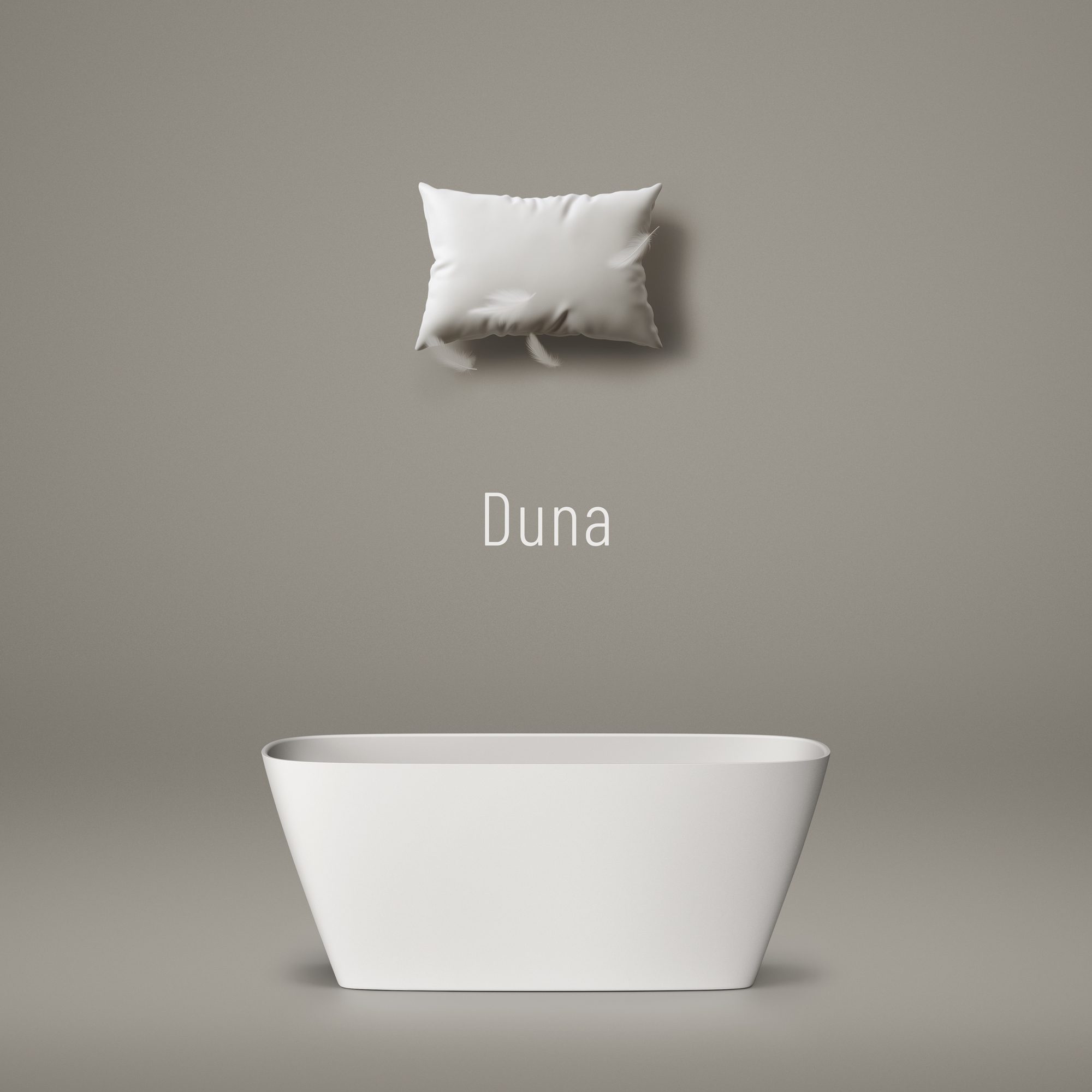 Отдельностоящая ванна PAA DUNA, литьевой камень – 3