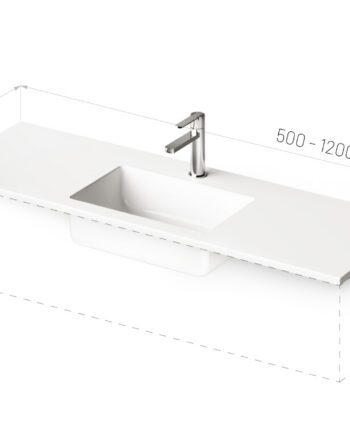 Мебельная раковина PAA LOTO MINI по размеру 50–120 cm