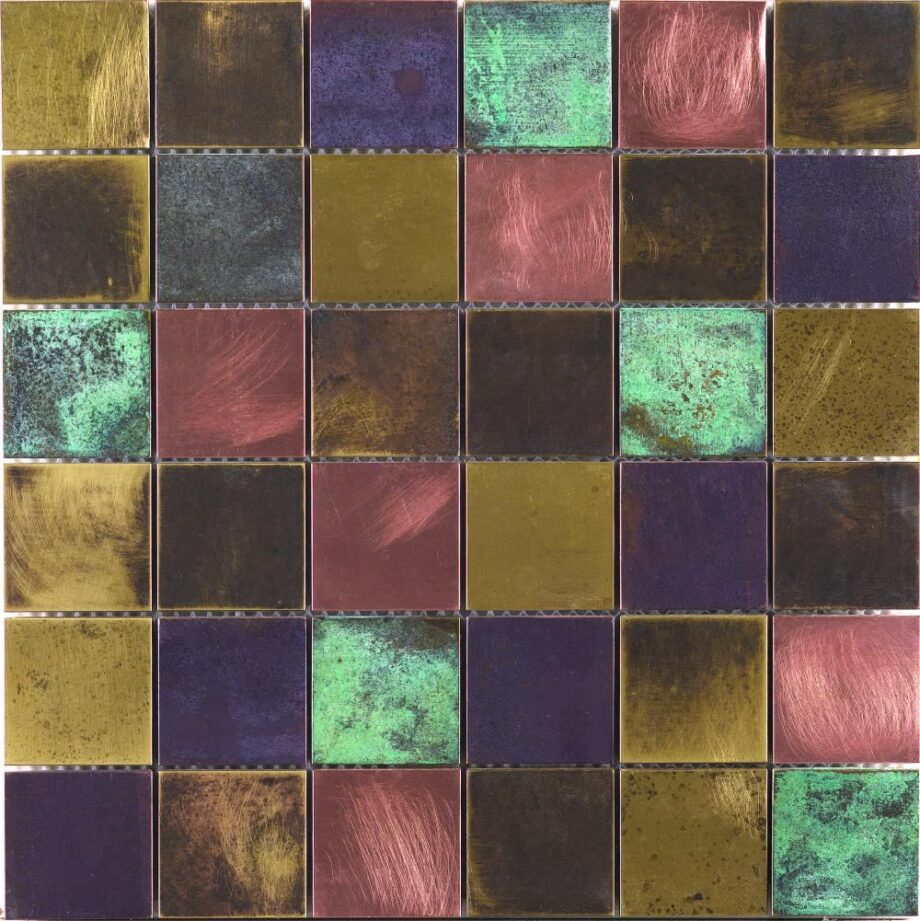 Metallmosaik Dune Bronzo, 29,8x29,8 cm, 8 mm