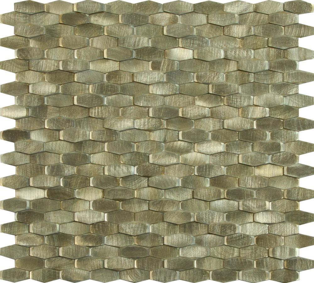 Metallmosaik Dune Halley Gold, 28,4x30 cm, 5 mm