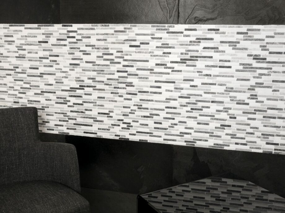 Stenmosaik Dune Afyon, 29x32,5 cm, 8 mm – miljöbild