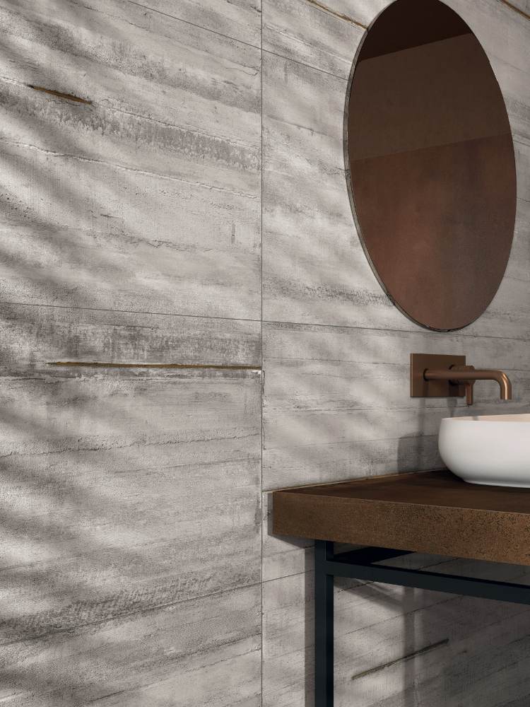 Напольная плитка под металл ABK Interno 9 Rust, 60x120 см, 8,5 мм, полуполированная (lappato)
