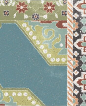 Напольная плитка с узором ABK Play Carpet Mix Multicolor, 20x20 см, 8,5 мм, матовая (nat.)