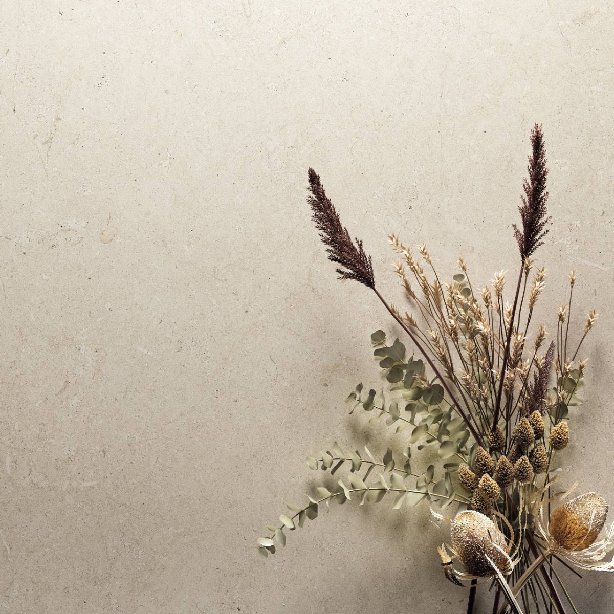 Напольная керамическая плитка под камень ABK Poetry Stone Trani Ivory, 60x120 см, 8,5 мм, структурированная, противоскользящая R11